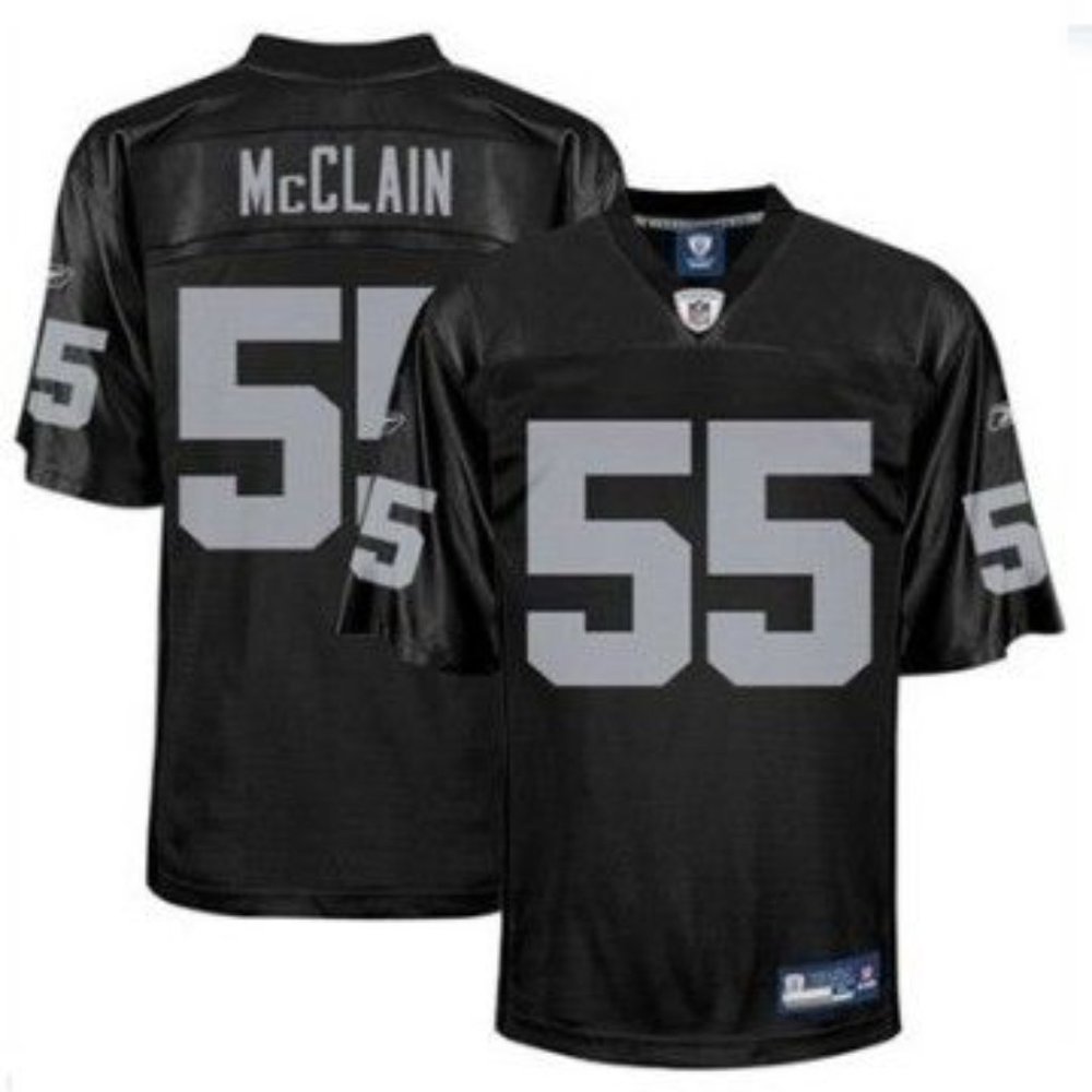Oakland Raiders Jersey #55 Rolando McClain Youth L